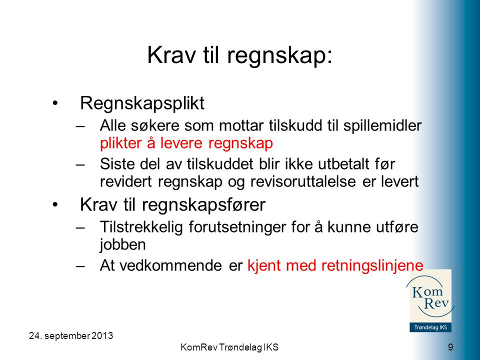 KomRev Trøndelag IKS 24.