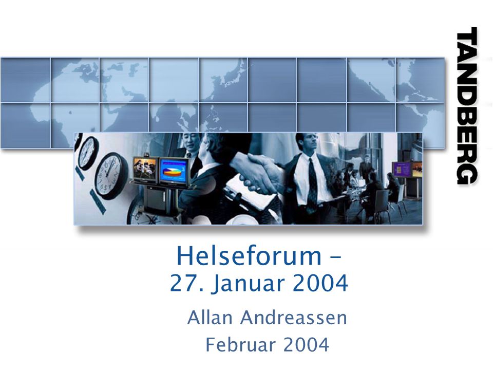 Helseforum – 27. Januar 2004 Allan Andreassen Februar 2004