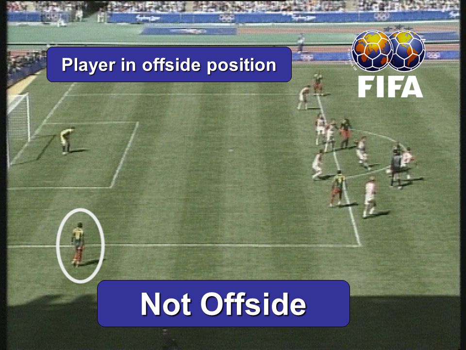 Player in offside position Not Offside