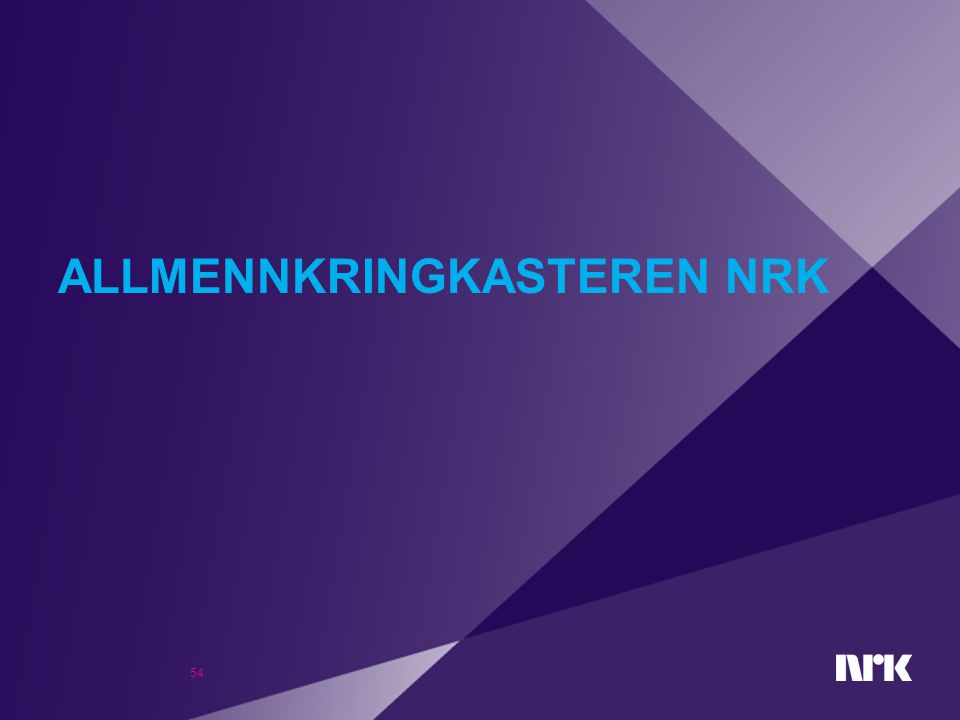 ALLMENNKRINGKASTEREN NRK 54