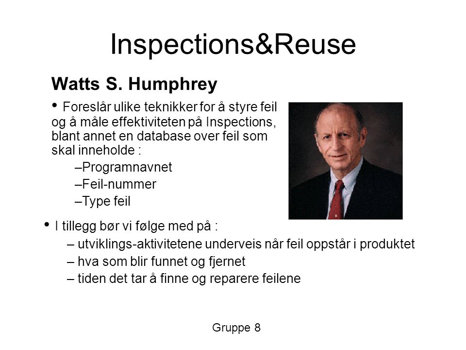 Inspections&Reuse Watts S.