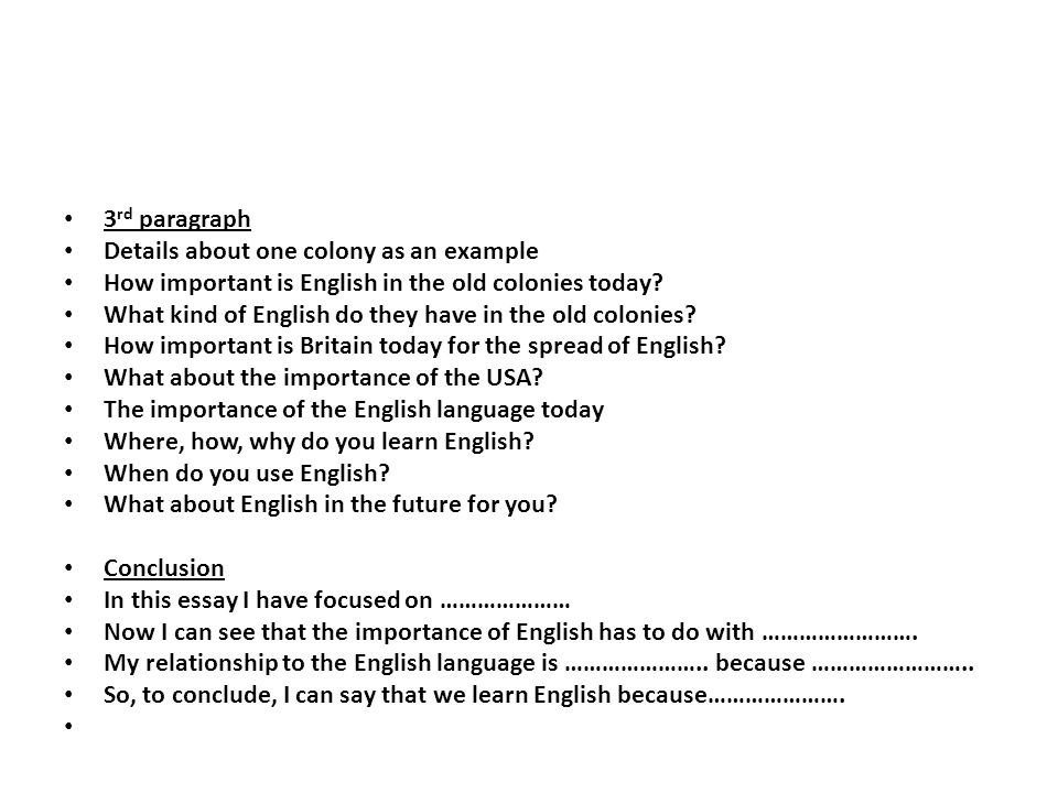 Essay on why learning english is important