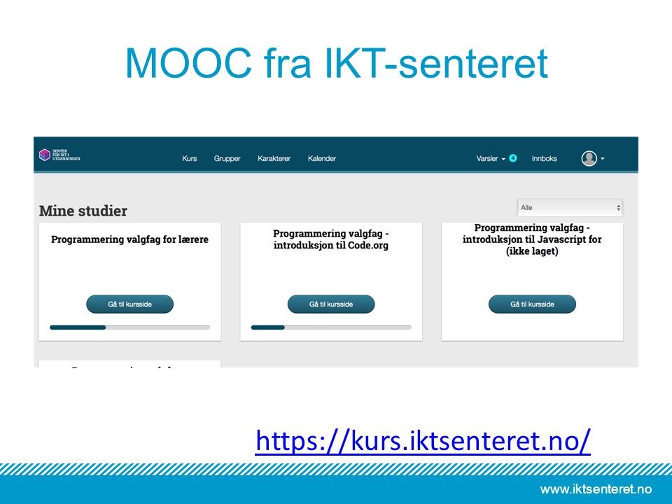MOOC fra IKT-senteret