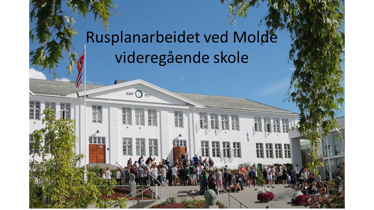 Rusplanarbeidet ved Molde videregående skole