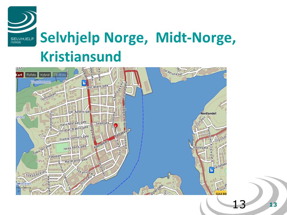 13 Selvhjelp Norge, Midt-Norge, Kristiansund 13
