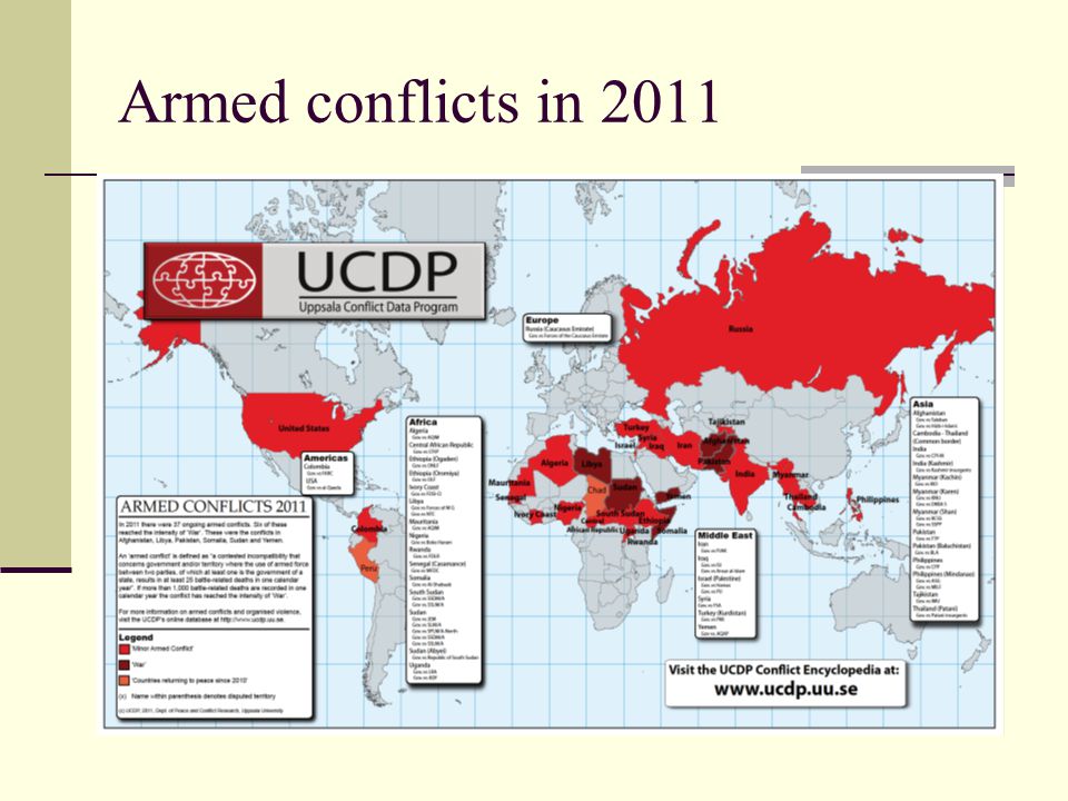 Armed conflicts in 2011