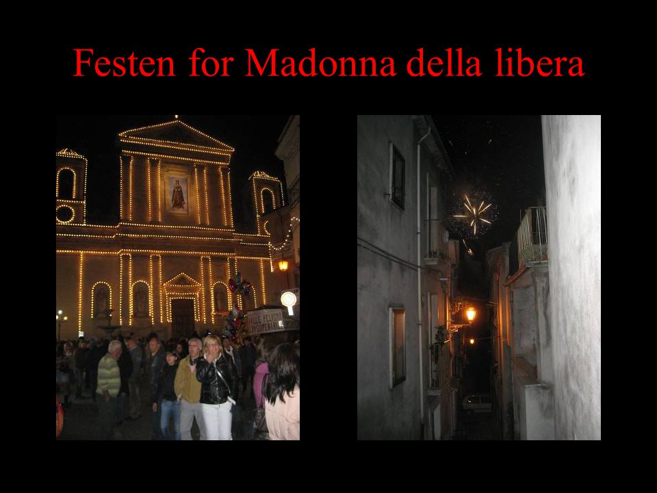 Festen for Madonna della libera