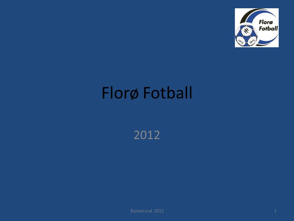 Florø Fotball 2012 Balestrand 20121