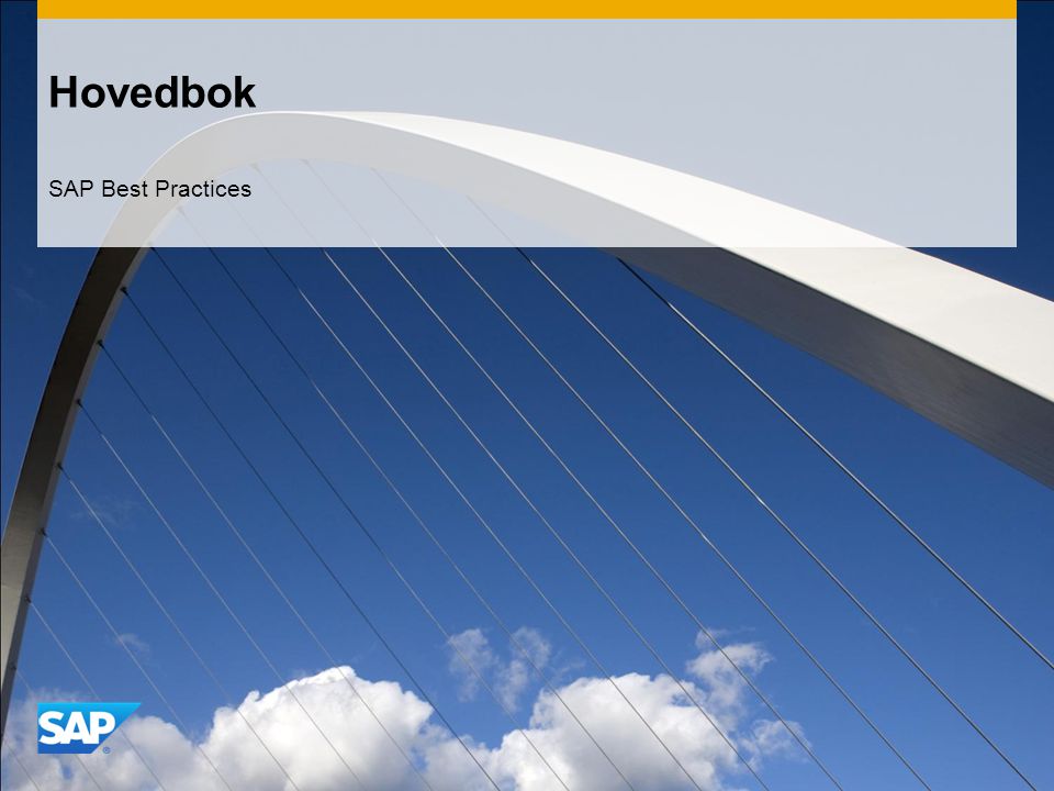 Hovedbok SAP Best Practices