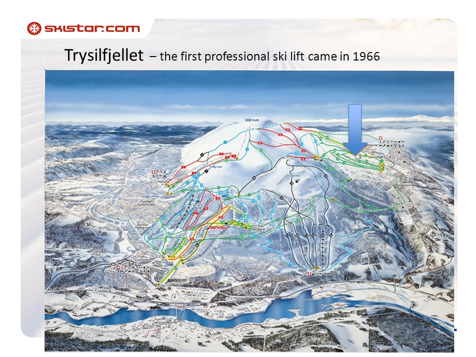 Trysilfjellet – the first professional ski lift came in 1966