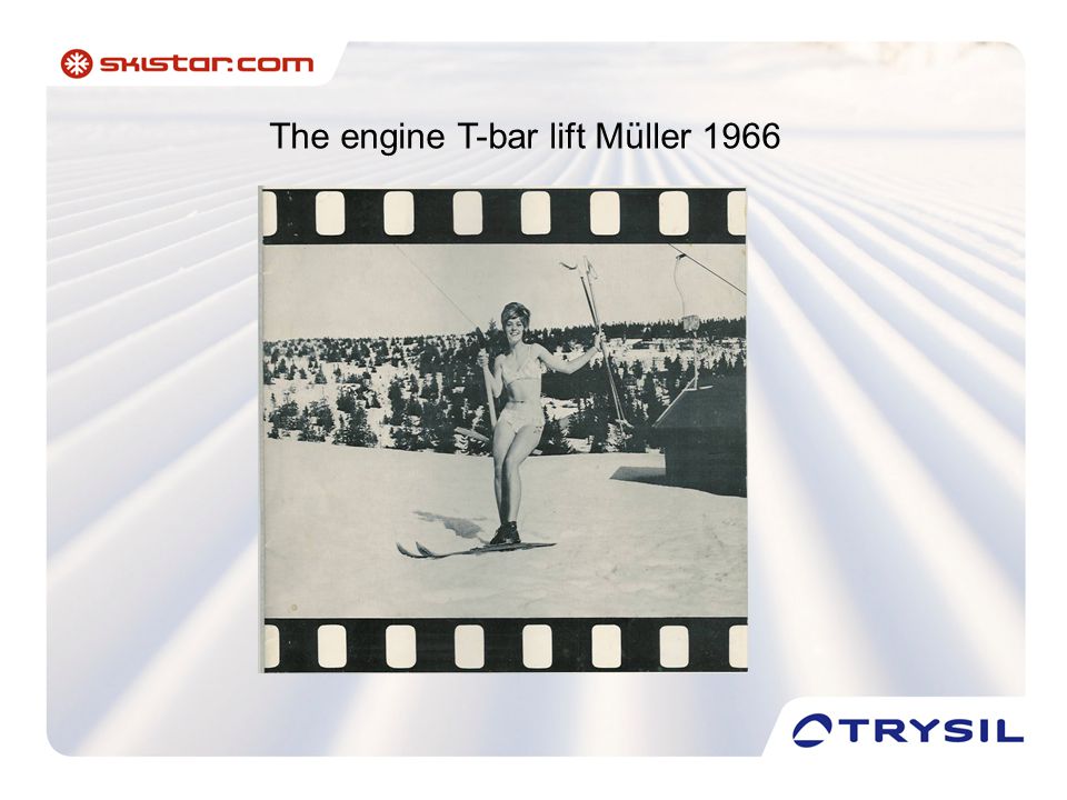 The engine T-bar lift Müller 1966