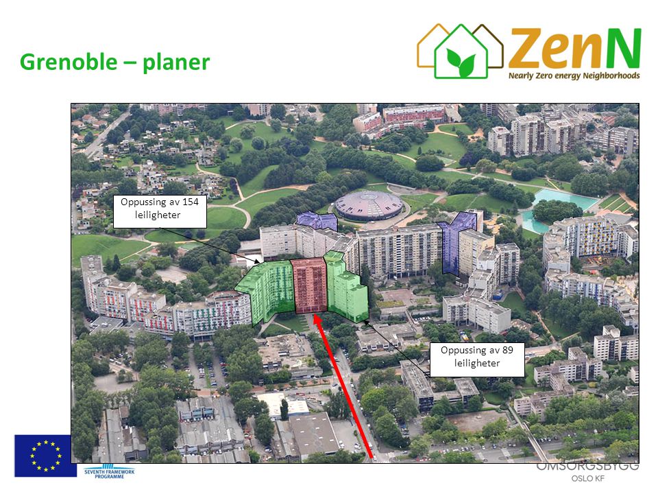 Grenoble – planer Oppussing av 154 leiligheter: Oppussing av 89 leiligheter
