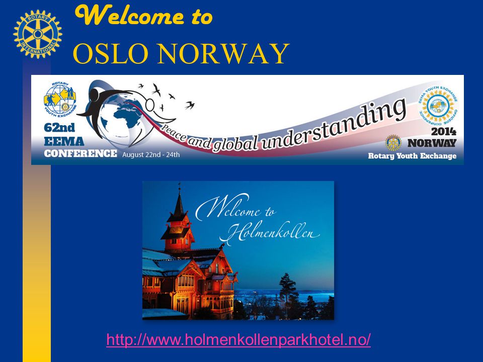 Welcome to OSLO NORWAY