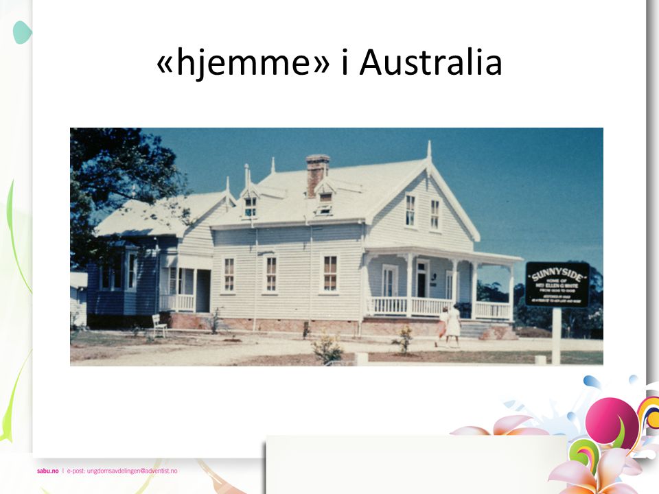 «hjemme» i Australia