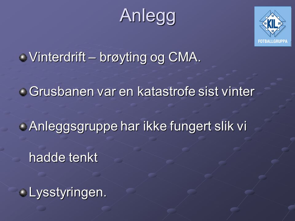 Anlegg Vinterdrift – brøyting og CMA.