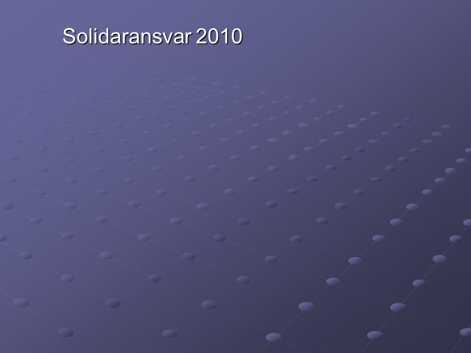 Solidaransvar 2010