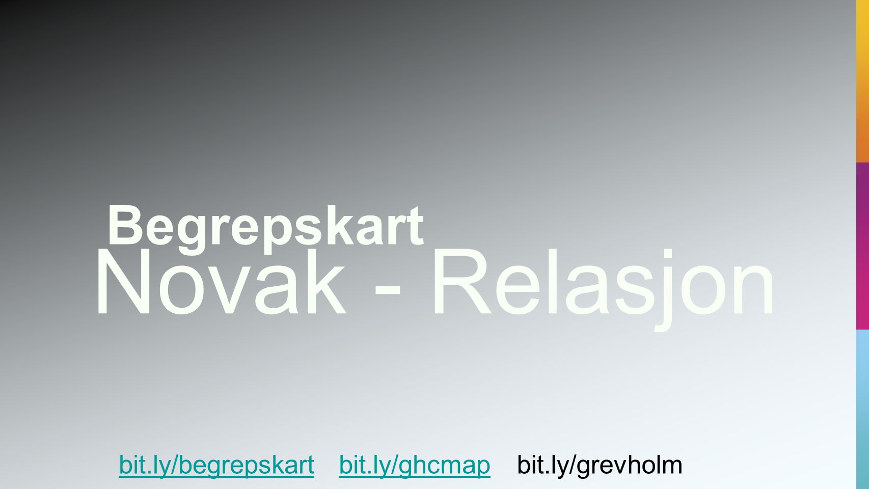 Novak - Relasjon bit.ly/ghcmapbit.ly/grevholmbit.ly/begrepskart