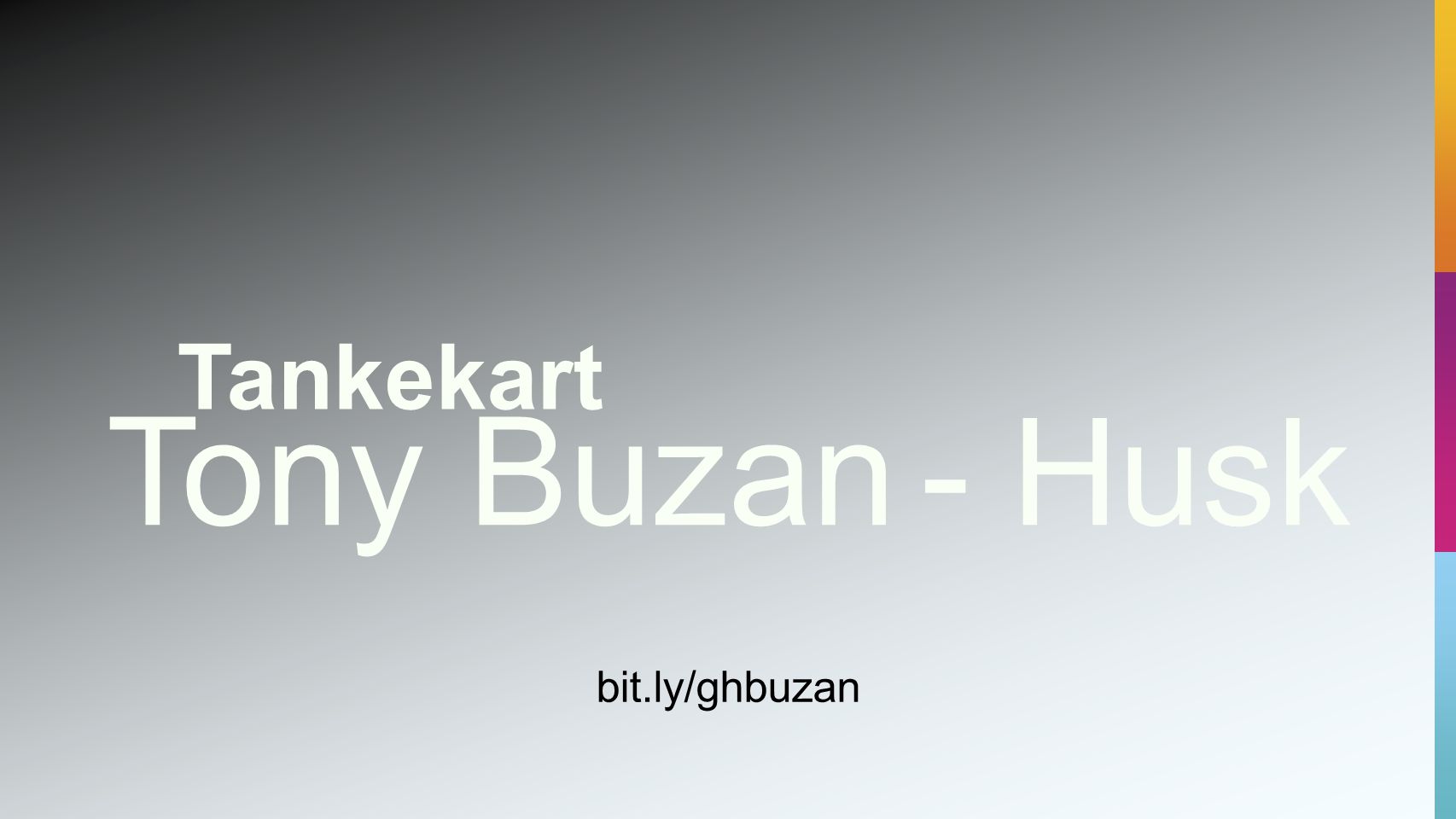 Tony Buzan - Husk bit.ly/ghbuzan