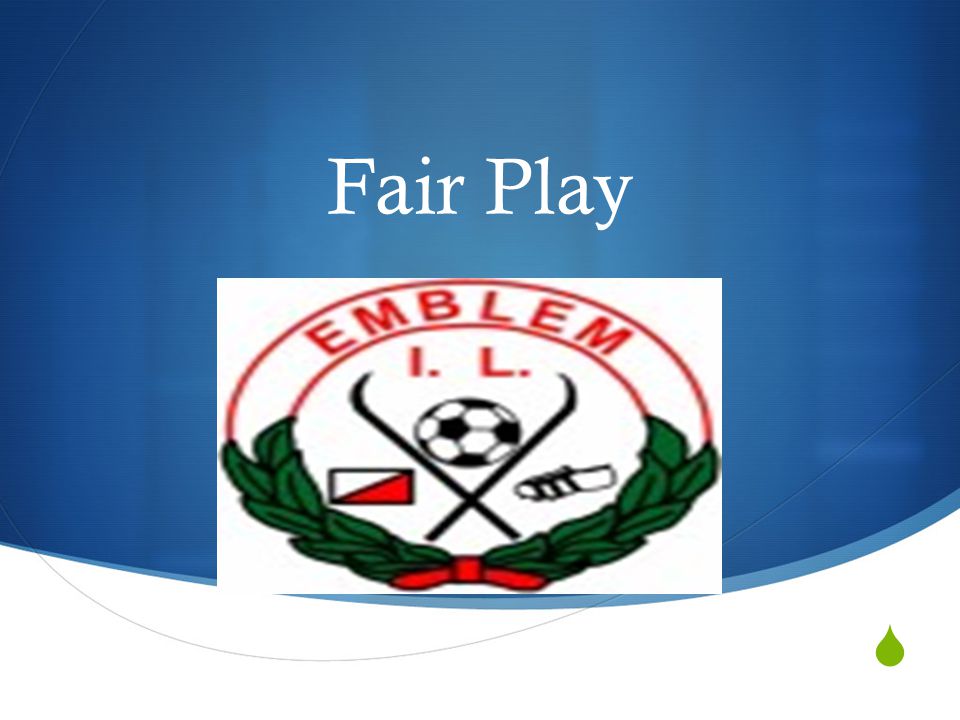  Fair Play Emblem