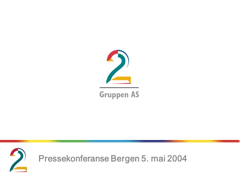 Pressekonferanse Bergen 5. mai 2004