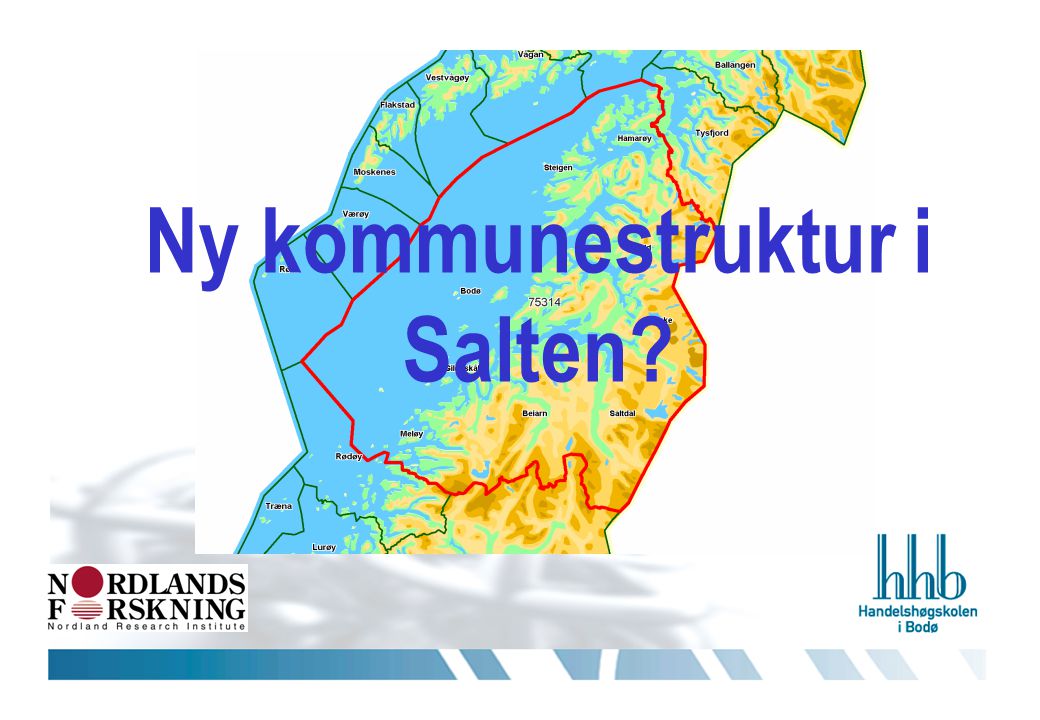 Ny kommunestruktur i Salten