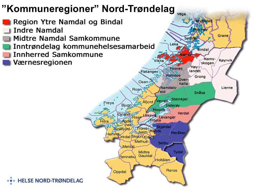 Kommuneregioner Nord-Trøndelag