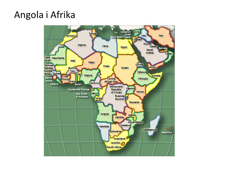 Angola i Afrika