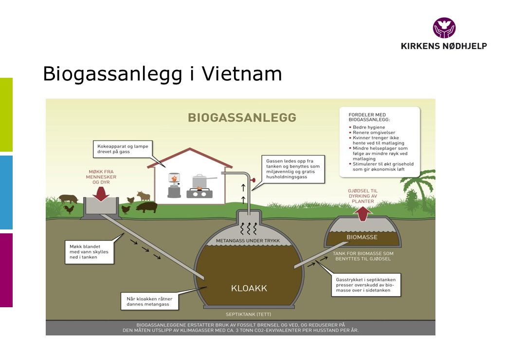 Biogassanlegg i Vietnam