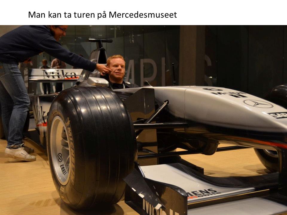 Man kan ta turen på Mercedesmuseet