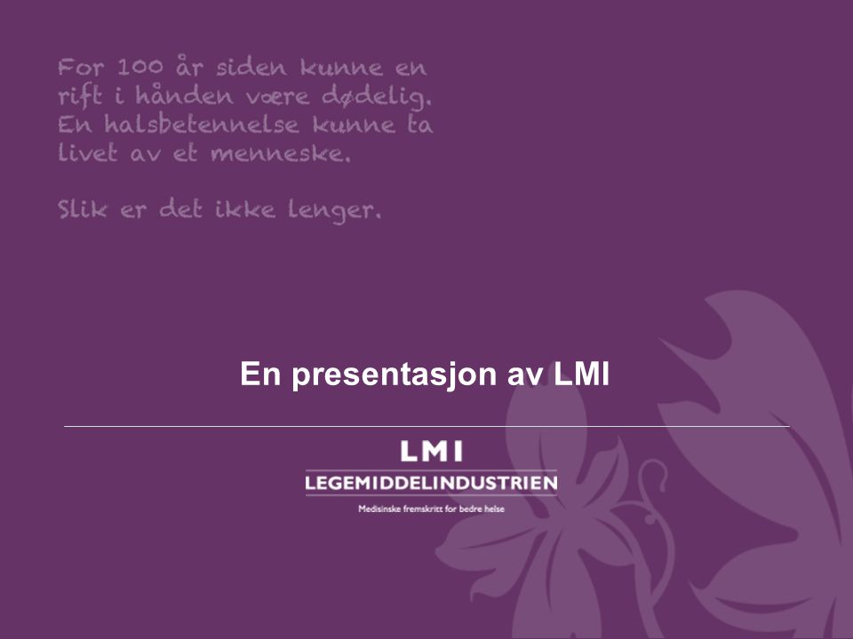 En presentasjon av LMI