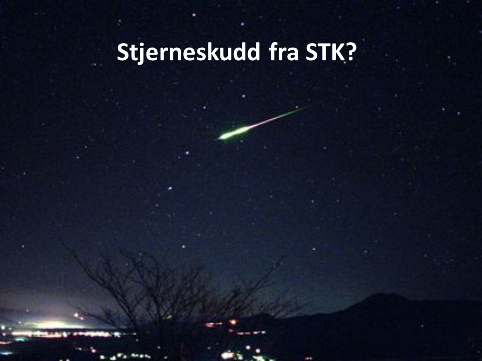 Stjerneskudd fra STK