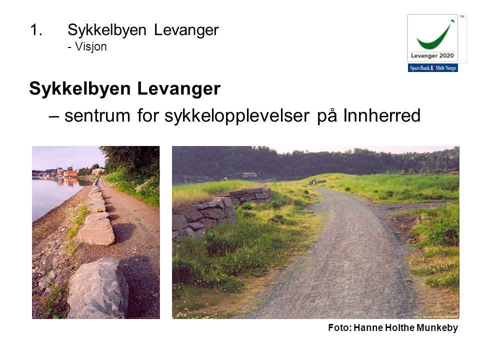 Sykkelbyen Levanger – sentrum for sykkelopplevelser på Innherred 1.Sykkelbyen Levanger - Visjon Foto: Hanne Holthe Munkeby