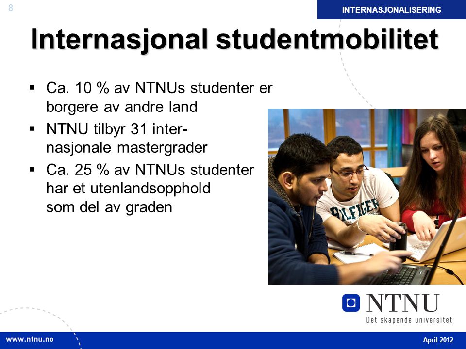 8 Internasjonal studentmobilitet  Ca.