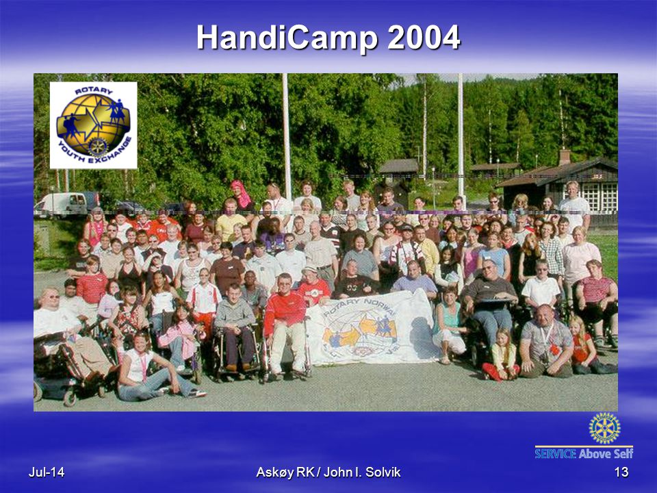 Jul-14Askøy RK / John I. Solvik13 HandiCamp 2004