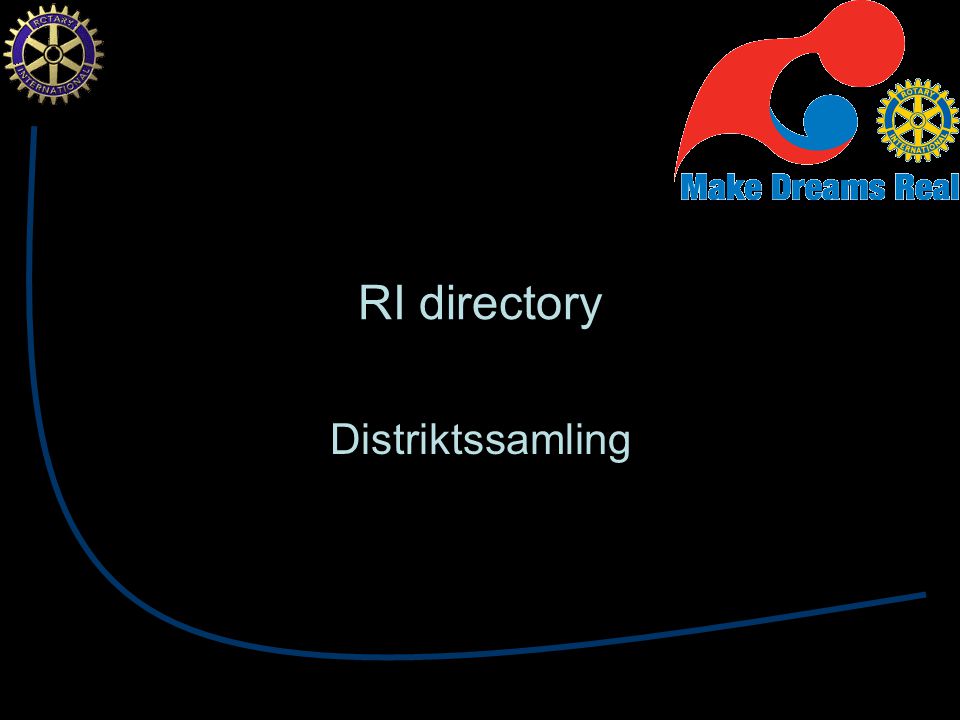 RI directory Distriktssamling