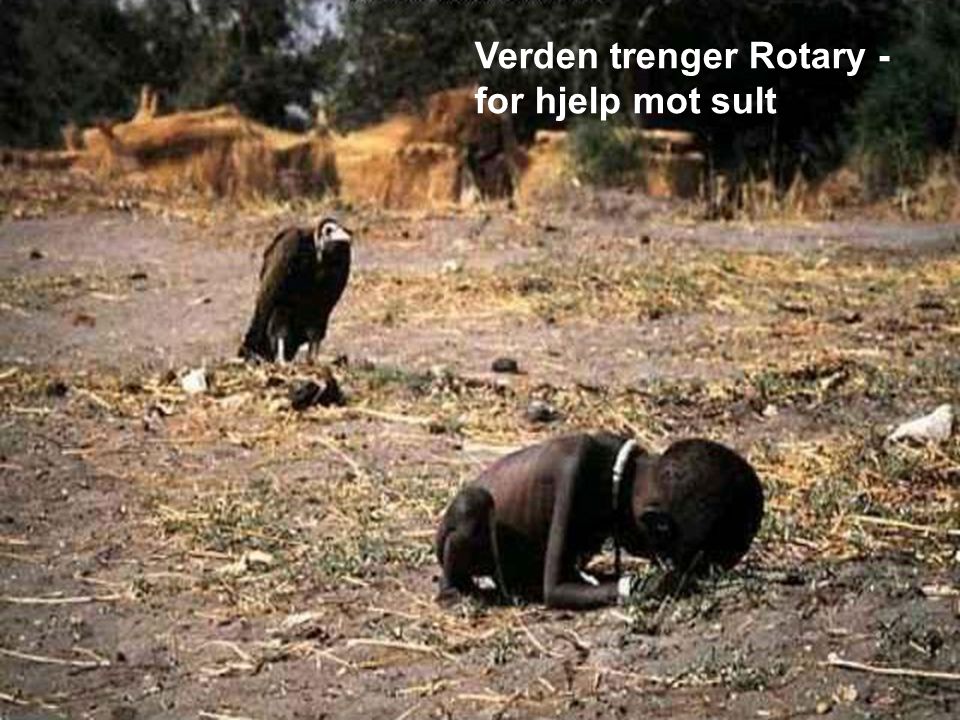 Hungersnöd i Sudan Verden trenger Rotary - for hjelp mot sult