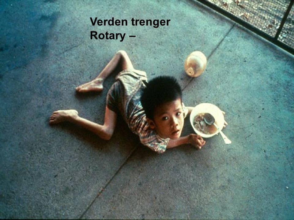 Polioaffected child Verden trenger Rotary –