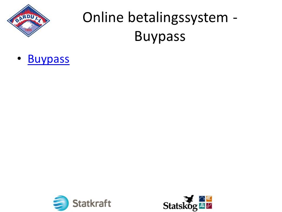 Online betalingssystem - Buypass Buypass