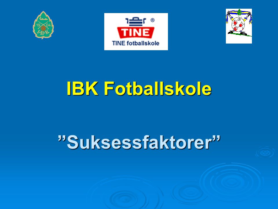 IBK Fotballskole Suksessfaktorer