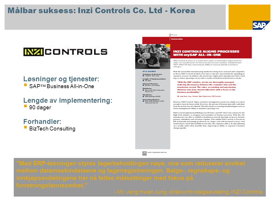 Målbar suksess: Inzi Controls Co.