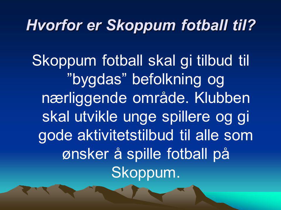 Hvorfor er Skoppum fotball til.